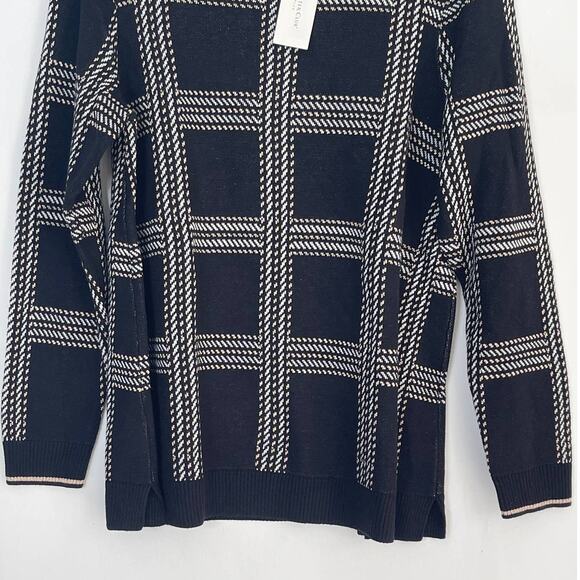 NEW Charter Club Metallic Plaid Black Sweater Women's Plus Size 0X - Picture 6 of 10
